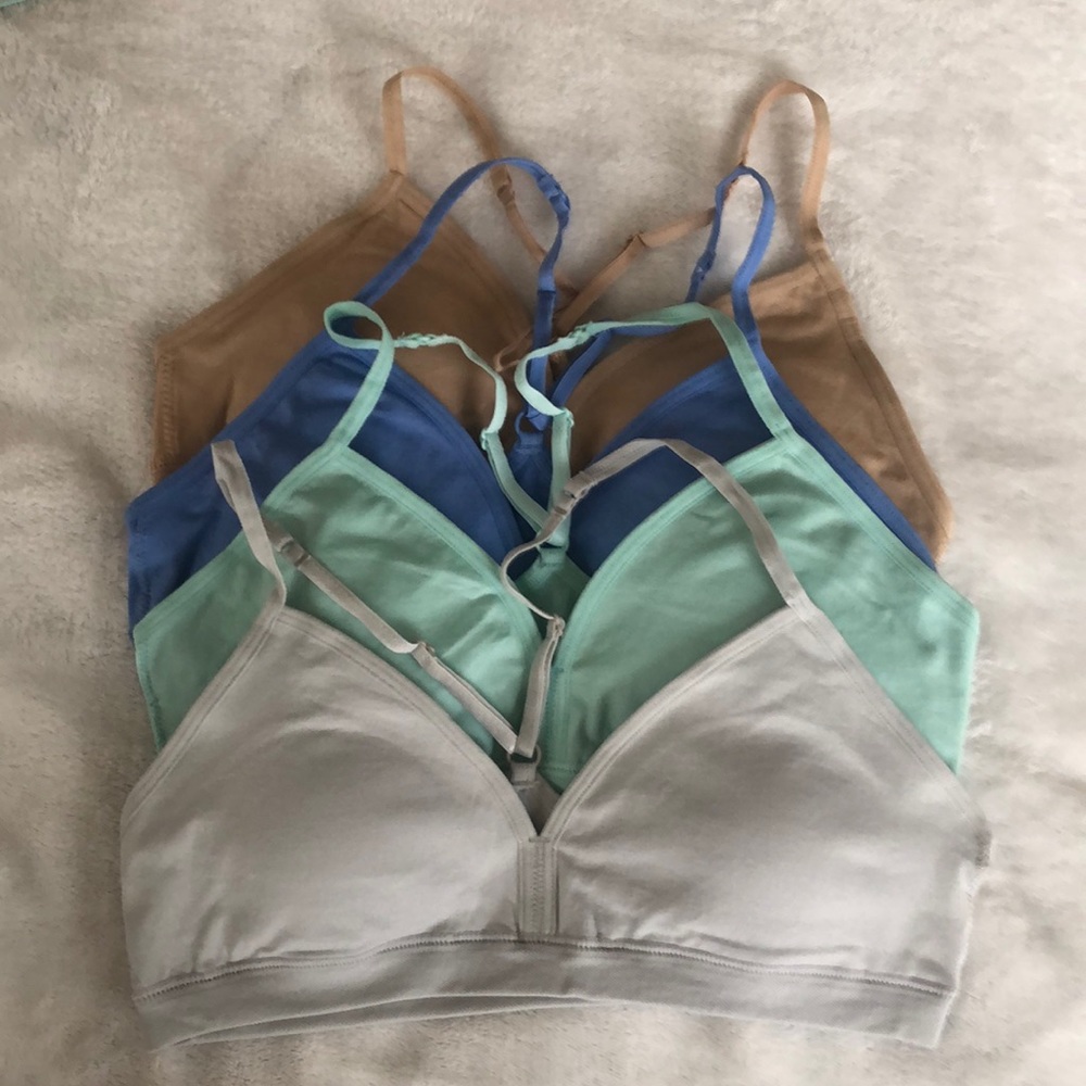 Girl’s, Training Bras, Hanes, X-LARGE, Multi-color, NWOT